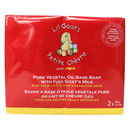 LIL GOAT'S BAR SOAP 2X90G PURE VEGETAL OIL BASE (B) /12 ()