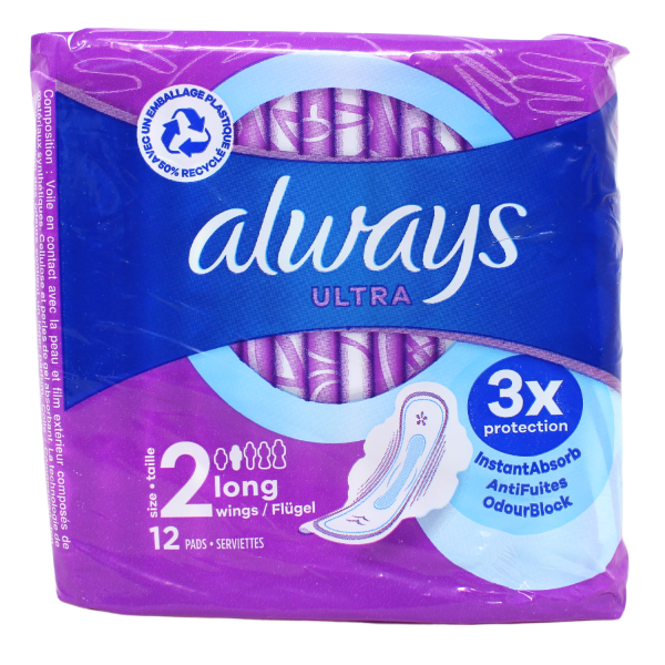 ALWAYS ULTRA 12CT LONG WINGS/12 ()
