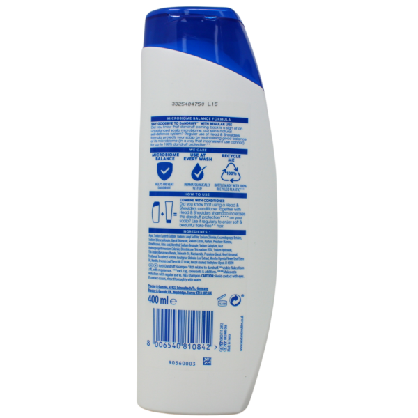 Head & Shoulders Shamp 400ml Itchy Scalp/6