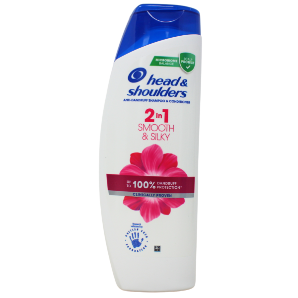 Head & Shoulders Shamp 400ml Smooth & Silky/6