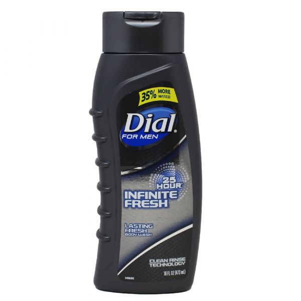 Dial B/W 473ml Men 25hr Infinite Fresh/6