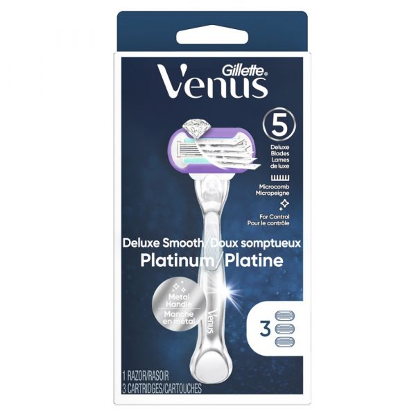 Gillette Venus Platinum 1rzr+3carts/6