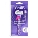 GILLETTE VENUS DELUXE SMOOTH SWIRL 1RZR+3CARTS/6 ()