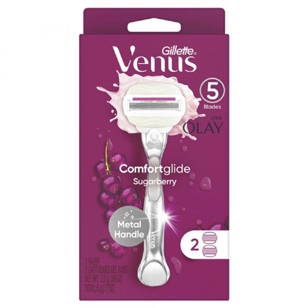 Gillette Venus+Olay Sugar Berry 1rzr+3carts/6