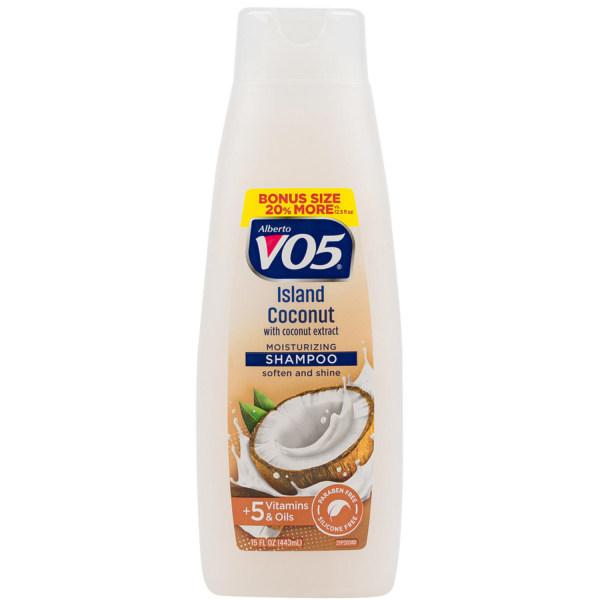 ALBERTO V05 SHAMP 443ML ISLAND COCONUT/6 ()