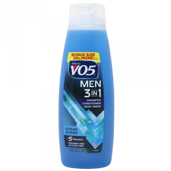ALBERTO V05 3IN1 443ML MEN OCEAN SURGE/12 ()