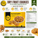 Punjab King Dry Fruit Cookies 350g – Premium Butter Biscuits with Mixed Nuts | Crunchy Indian Cookies, Rich in Taste Snack