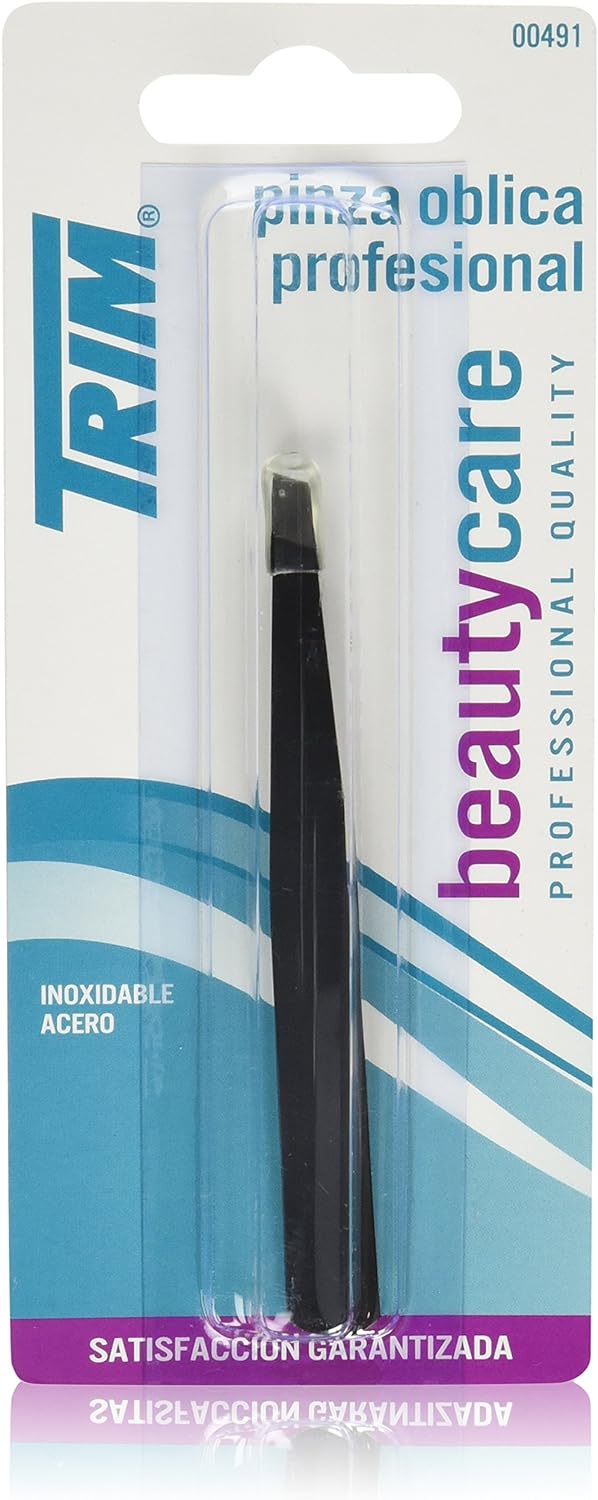 Trim Stainless Steel Deluxe Tweezers, 144 Pack