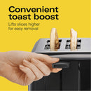 Hamilton Beach 24671 Extra-Wide Slot Toaster with Shade Selector, Auto Shutoff, Cancel Button Toast Boost, Stainless Steel 4-Slice