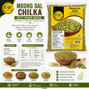 Punjab King Moong Dal Chilka 1.4kg (3lb) – Split Mung Beans with Skin | High Protein Indian Dal | Product of India