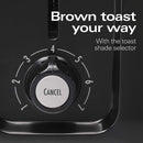 Hamilton Beach 24671 Extra-Wide Slot Toaster with Shade Selector, Auto Shutoff, Cancel Button Toast Boost, Stainless Steel 4-Slice