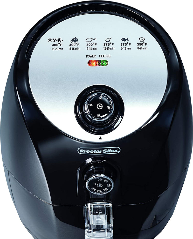 Proctor Silex 35056 Air Fryer 3.7 Quart Capacity (3.5 Liters