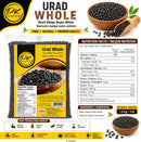 Punjab King Urad Whole (Black Matpe Beans Whole) – Whole Black Gram, Premium Indian Lentils for Dal Makhani & Traditional Cooking, Protein-Rich Pulses, 1.4 kg