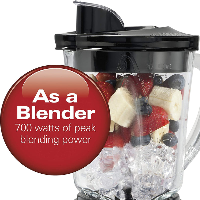 Power Elite Blender with 12 Functions for Puree, Ice Crush, Shakes