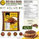 PK Punjab King Kala Chana 4lb (1.8kg) – Black Chickpeas | High Protein & Fiber | Whole Desi Chana for Cooking