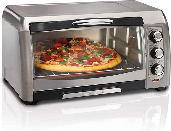 Hamilton Beach 31340C 6 Slice Toaster Oven, Stainless Steel