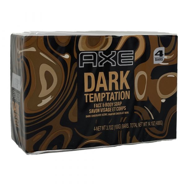 Axe Bar Soap 4pk X 100g Dark Temptation/12