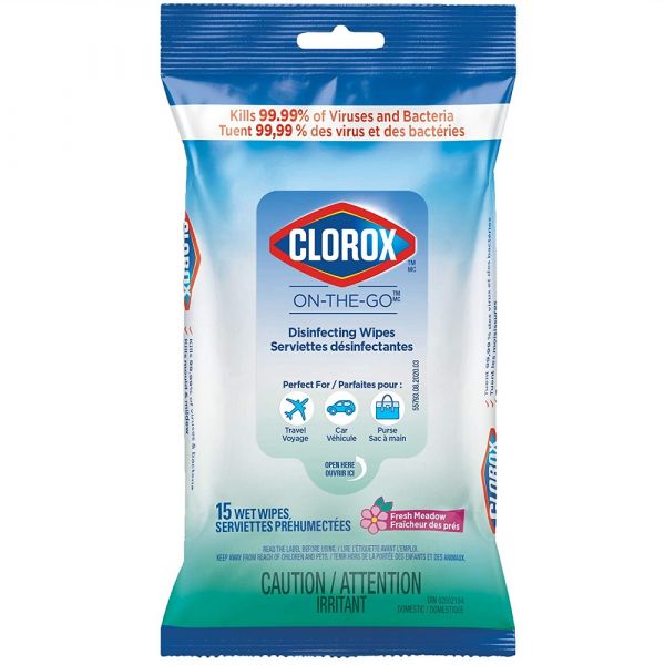 Clorox Wipes 15ct Fresh Meadow (B) /48