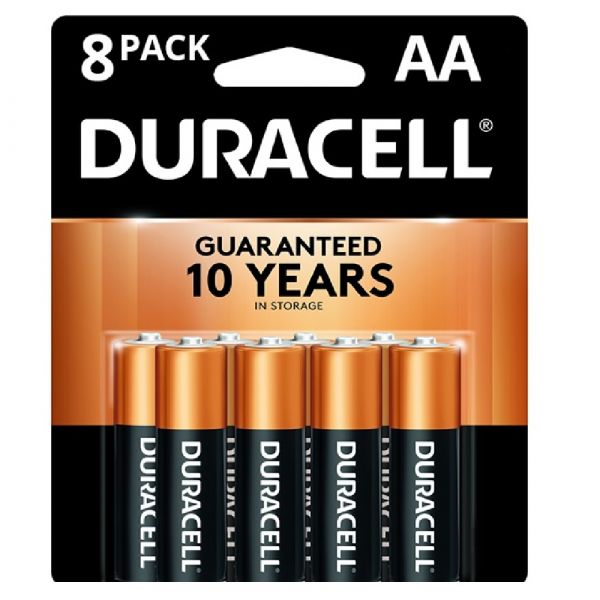 DURACELL COPPERTOP ALKALINE AA8 (B) /48 ()