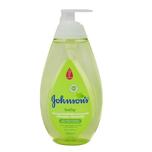 Johnsons Baby Shamp 750ml Pump Chamomile/12