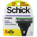 SCHICK HYDRO 5CARTS ULTRA SENSITIVE ()