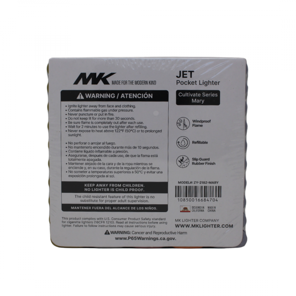 MK JET MARY SERIES REFILLABLE LIGHTER/50X10 ()