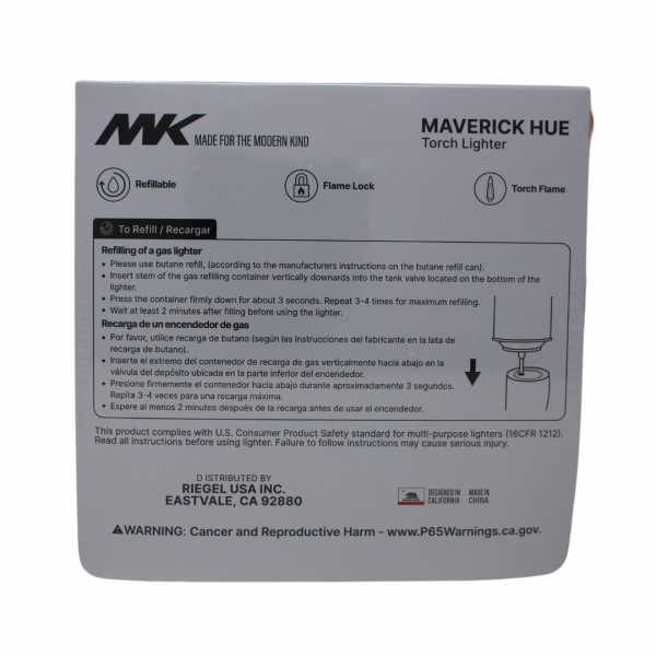 MK TORCH MAVERICK HUE SERIES REFILLABLE LIGHTER/9X12 ()