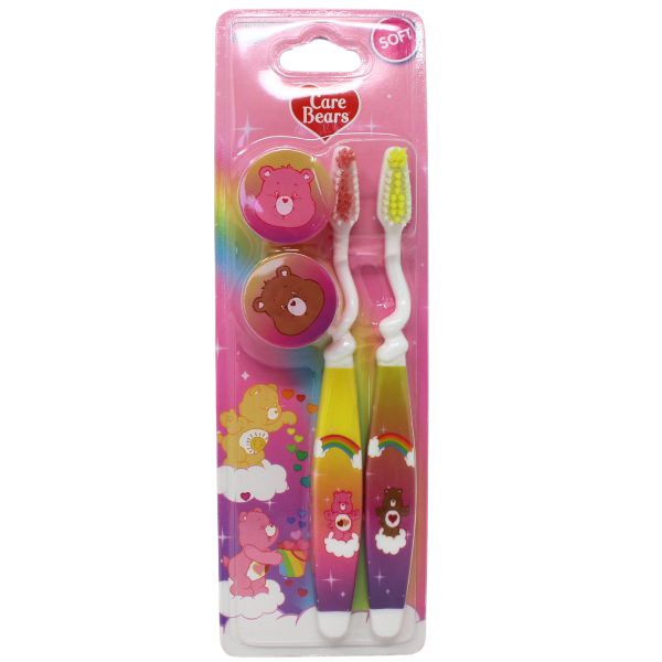 CARE BEARS KIDS T/B 2CT PINK SOFT W/ CAP/6X4 ()