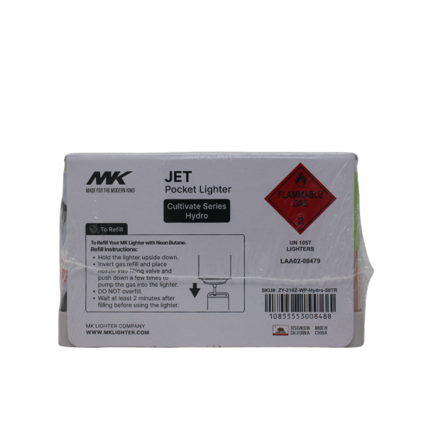 MK JET HYRDO SERIES REFILLABLE LIGHTER/50X6 ()