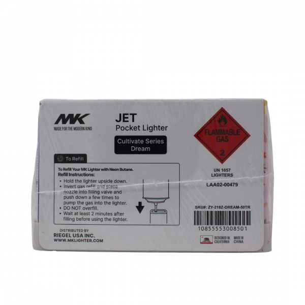 MK JET DREAM SERIES REFILLABLE LIGHTER/50X6 ()