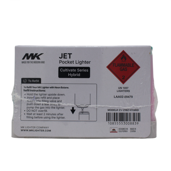 MK JET HYBRID SERIES REFILLABLE LIGHTER/50X6 ()