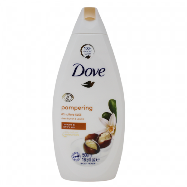 Dove B/W 500ml Pampering Shea Vanilla/12