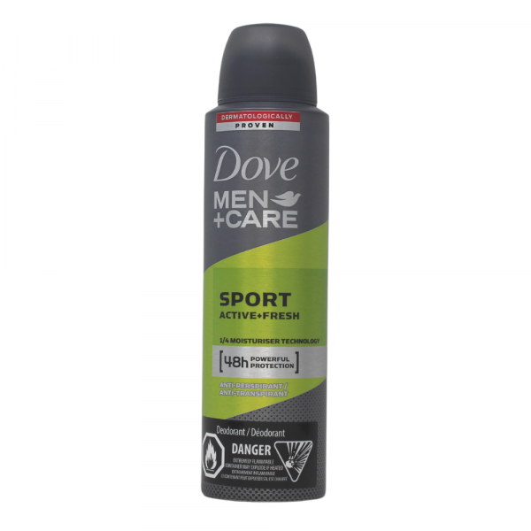 DOVE SPRAY 150ML MEN+CARE SPORT ACTIVE FRESH/6 ()
