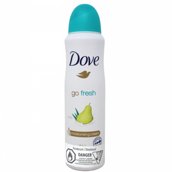 DOVE SPRAY 150ML GO FRESH PEAR ALOE VERA/6 ()