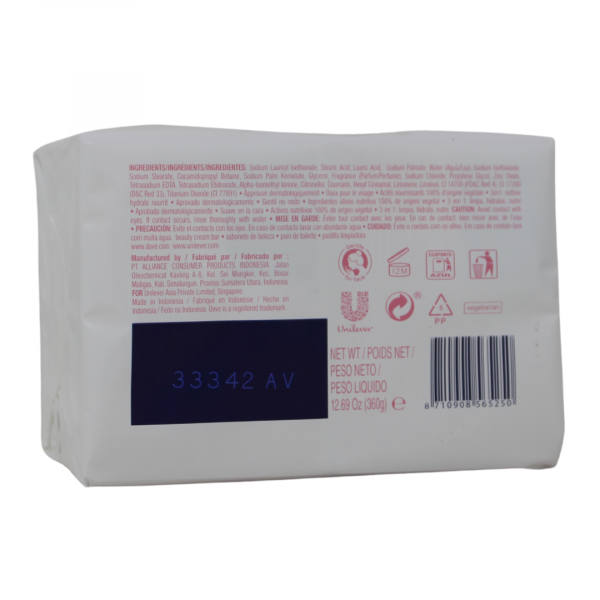 DOVE BAR SOAP 4CT X 90G PINK/12 ()