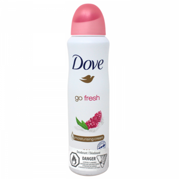 DOVE SPRAY 150ML GO FRESH POMEGRANATE LEMON VERBENA/6 ()