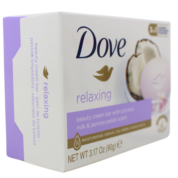 DOVE BAR SOAP 90G RELAXING COCONUT MILK/48 ()