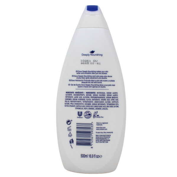 Dove B/W 500ml Deeply Nourishing/12