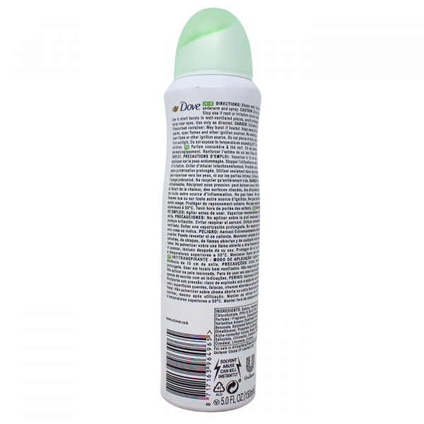 DOVE SPRAY 150ML GO FRESH CUCUMBER & GREEN-TEA/6 ()