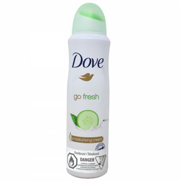 DOVE SPRAY 150ML GO FRESH CUCUMBER & GREEN-TEA/6 ()