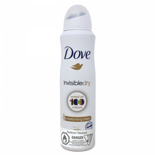 Dove Spray 150ml Invisible Dry/6