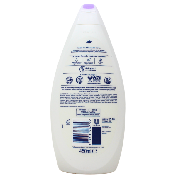 Dove B/W 450ml Bath Coconut/12