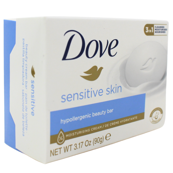 DOVE BAR SOAP 90G SENSITIVE HYPOLLERGENIC (B) /48 ()
