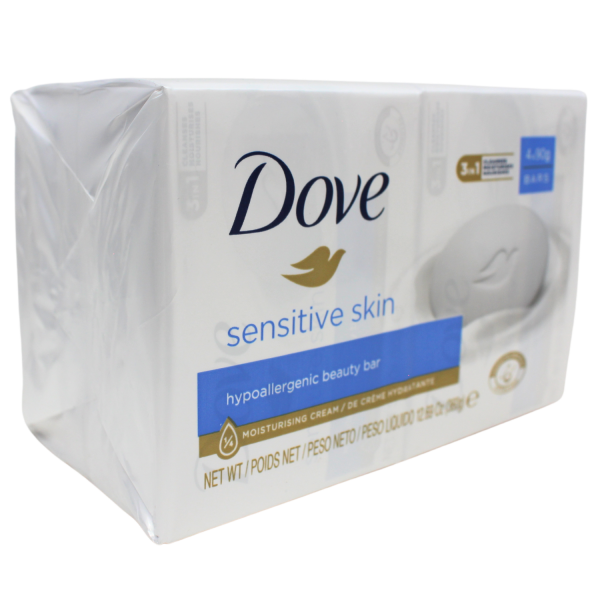 Dove Bar Soap 4ct X 90g Sensitive (B) /12