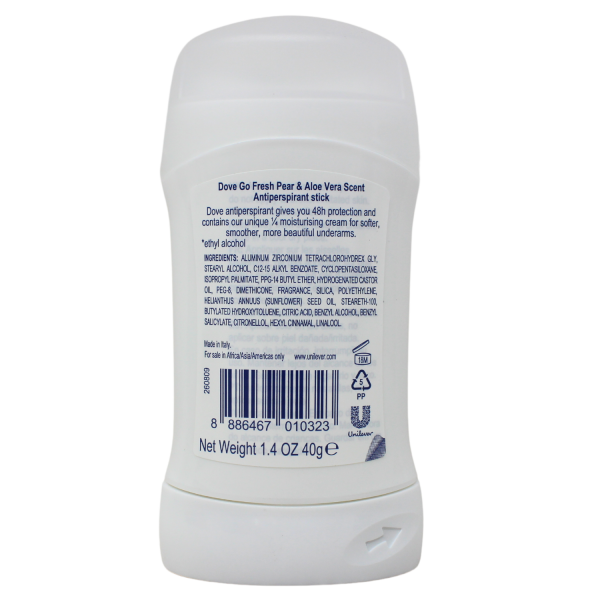 DOVE DEODORANT STICK 50G PEAR & ALOE VERA/6 ()