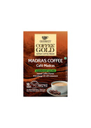 Geebees Coffee Gold Madras Coffee Instant Premix, Sweetened, 260g (9 oz), 10 Sachets, Café Style Filter Coffee, Quick & Easy Ready Mix
