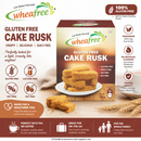 Wheafree Gluten Free Cake Rusk (300g) | Lactose Free, Wheat Free, Soy Free, Nut Free | Crunchy Tea-Time Snack | Healthy & Light Biscuit Alternative
