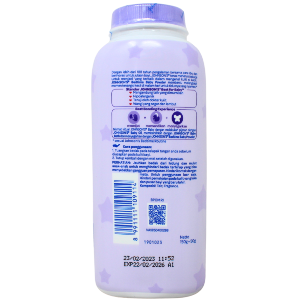 Johnsons Baby Powder 150+50g Tm/72