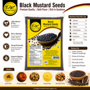 Punjab King Black Mustard Seeds 300g (10.6 oz) – Premium Whole Rai Seeds for Cooking, Pickling & Tempering – Natural Indian Spice, Rich Aroma & Flavor