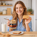 Jabsons Creamy Peanut Butter – High Protein (26%), Smooth & Creamy Spread, Clay Roasted Peanuts, Healthy Breakfast & Fitness Snack